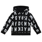 Boys Black & White Logo Jacket, 1, hi-res