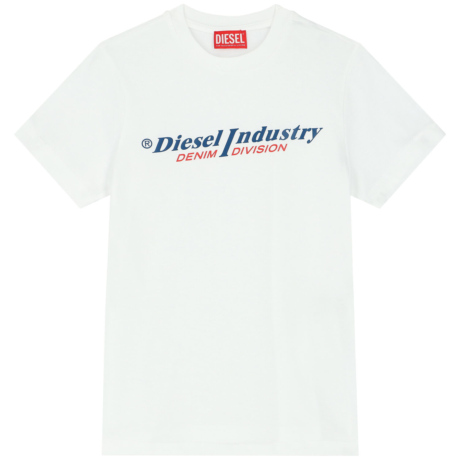 Boys White Logo T-Shirt, 2, hi-res image number null