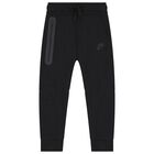 Black Logo Joggers, 1, hi-res