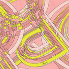 مايوه مطبع باللون الوردي والأصفر , 1, hi-res