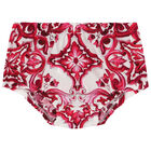 طقم فستان بشعار ماجوليكا باللون العاجي والزهري , 1, hi-res