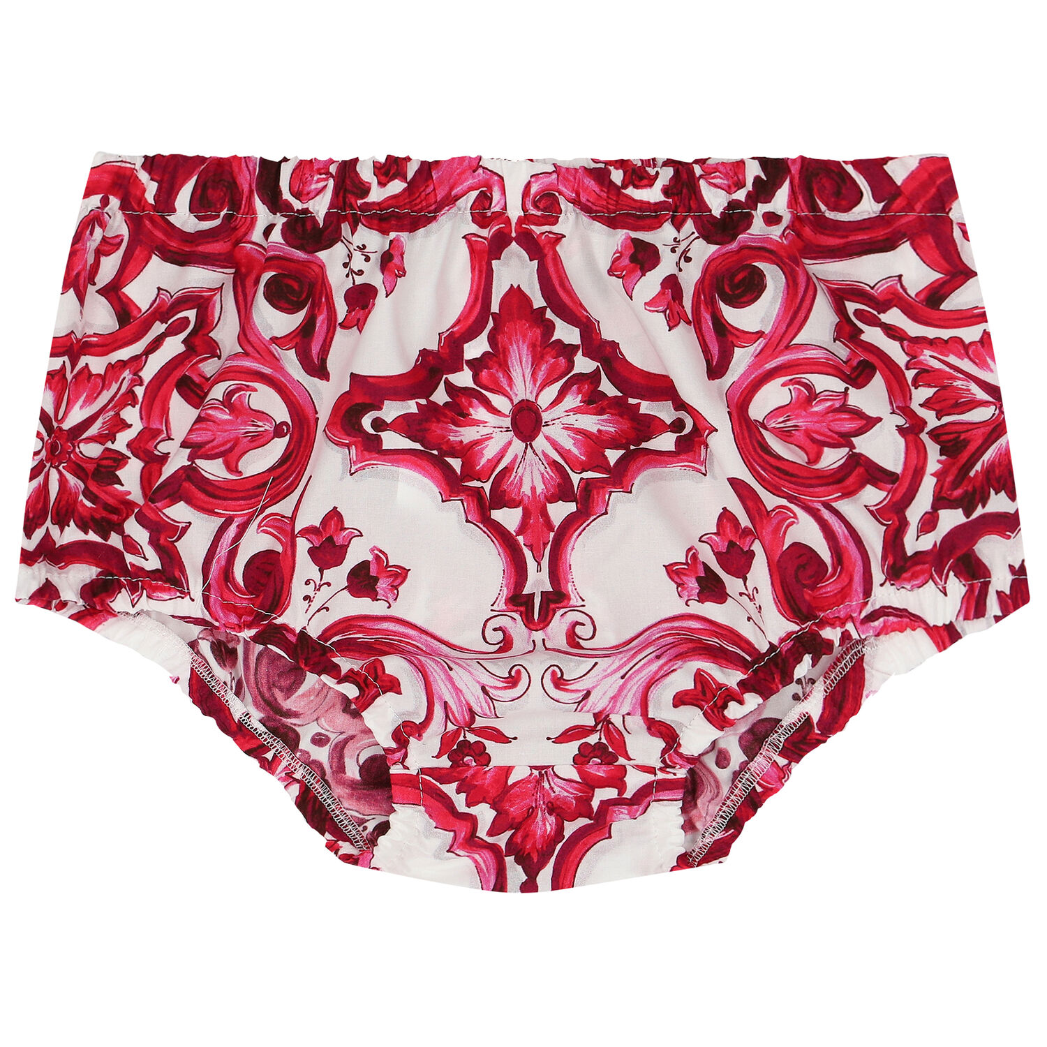 طقم فستان بشعار ماجوليكا باللون العاجي والزهري , 1, hi-res image number null