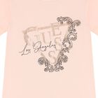 Girls Pink Logo T-Shirt, 2, hi-res