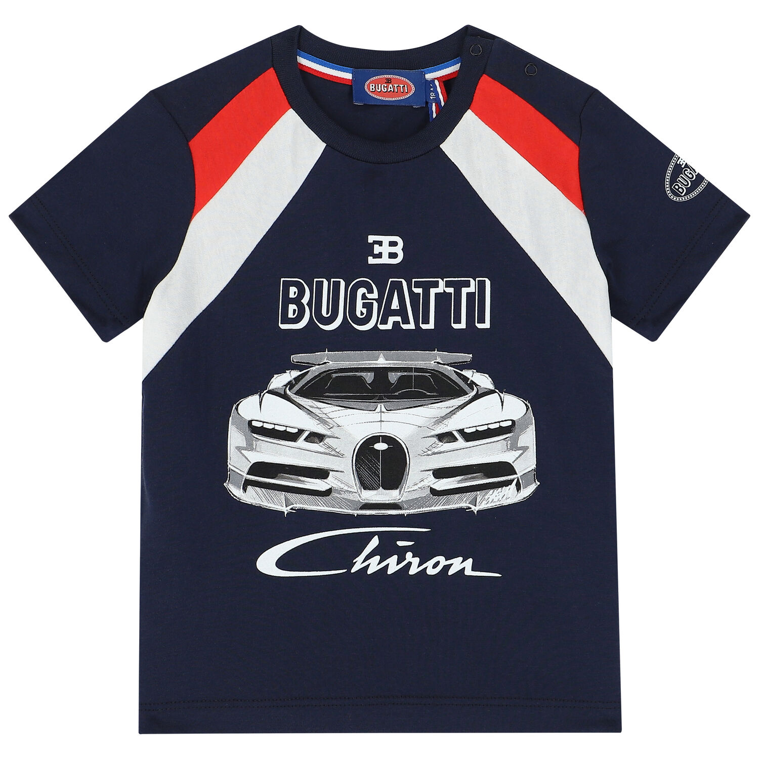 تيشيرت بالشعار باللون الكحلي للأولاد, 2, hi-res