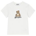 White Teddy Bear Logo T-Shirt, 1, hi-res