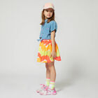 Girls White & Pink Trainers, 1, hi-res