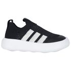 Boys Black Bubblecomfy Slip-On Trainers, 1, hi-res