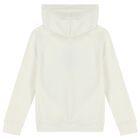 Boys Ivory Logo Hooded Top, 2, hi-res