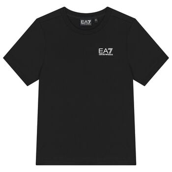 Boys Black Logo T-Shirt