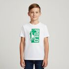 Boys White Logo T-Shirt, 2, hi-res