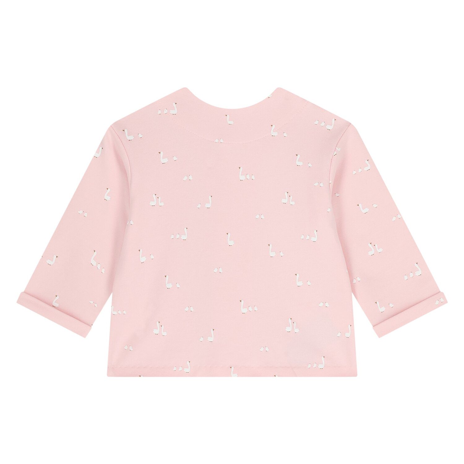Baby Girls White & Pink Tracksuit Set ( 3 Piece ), 4, hi-res