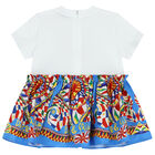 طقم فستان بنات كاريتو باللون الأبيض, 1, hi-res