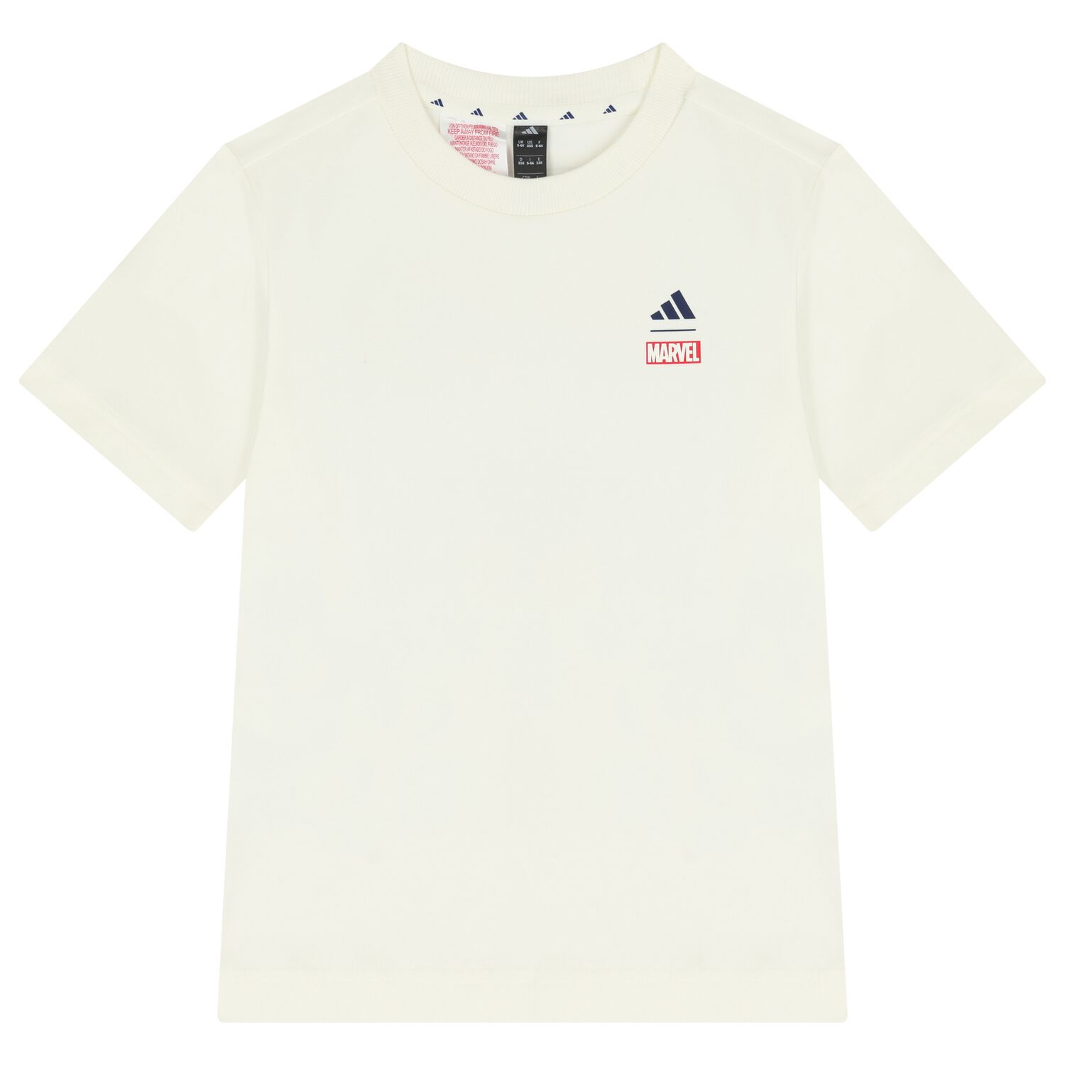 تشيرت من مارفل بشعار سبايدرمان باللون العاجي للاولاد, 1, hi-res