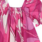 Girls Pink & Purple Ruffled Iride Dress , 1, hi-res