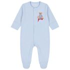 Baby Boys Blue Teddy Bear Logo Babygrow Gift Set, 2, hi-res