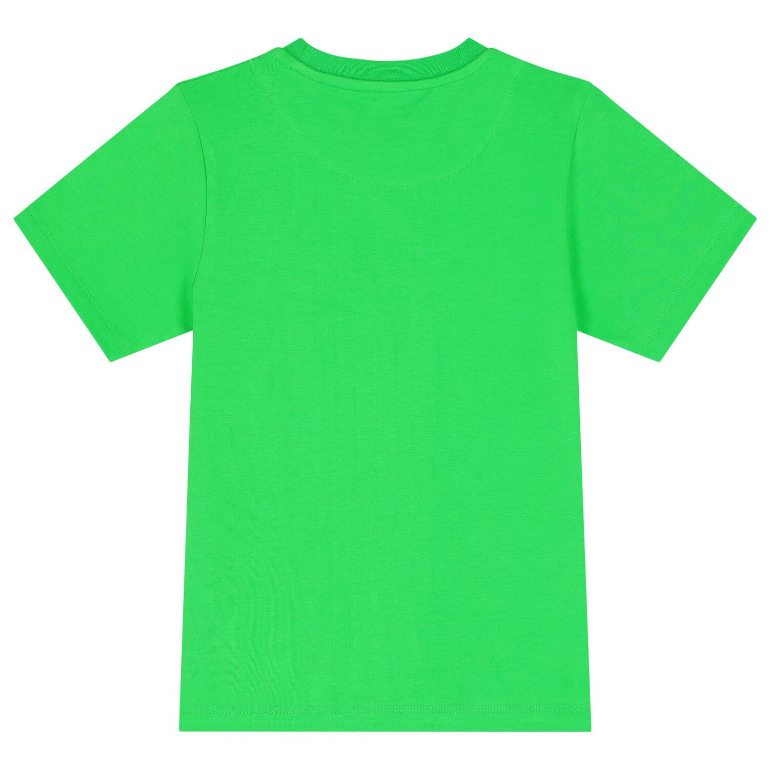 طقم أولاد شورت بالشعار باللون الأخضر, 1, hi-res image number null