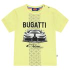 تيشيرت أولاد بالشعار باللون الأصفر, 2, hi-res