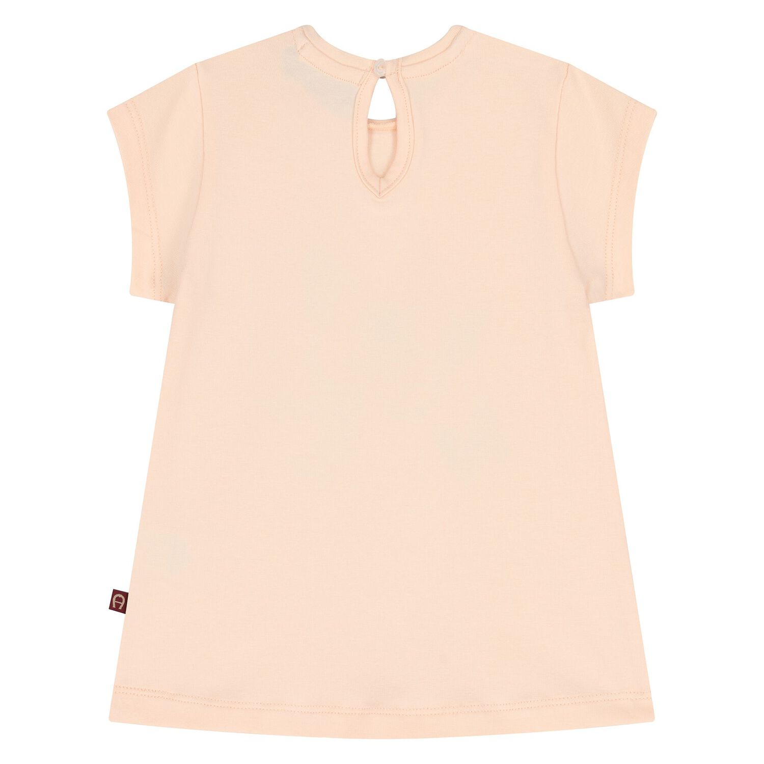 Younger Girls Pink Butterflies Logo T-Shirt, 1, hi-res