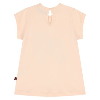 Younger Girls Pink Butterflies Logo T-Shirt