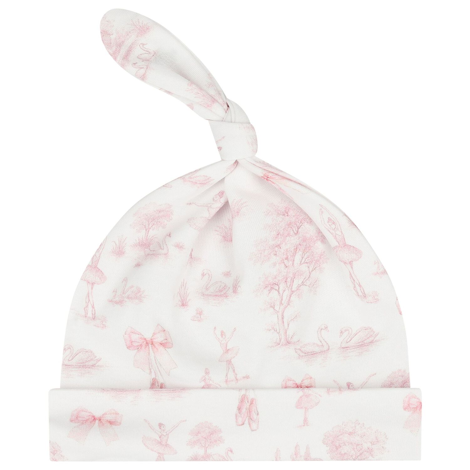 Baby Girls White & Pink Swan Babygrow Gift Set , 1, hi-res