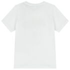 Boys White & Green Shorts Set, 1, hi-res