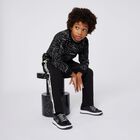 Boys Black Logo Sweatshirt, 1, hi-res