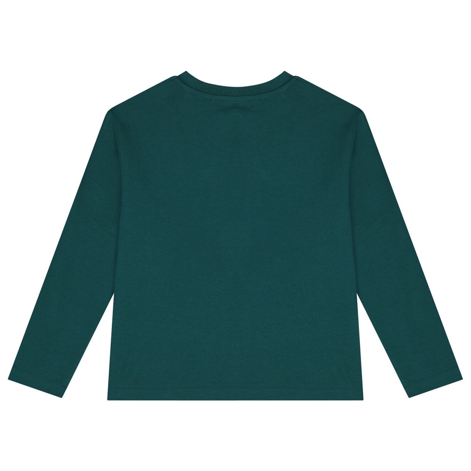 Boys White & Green Long Sleeve Top, 1, hi-res