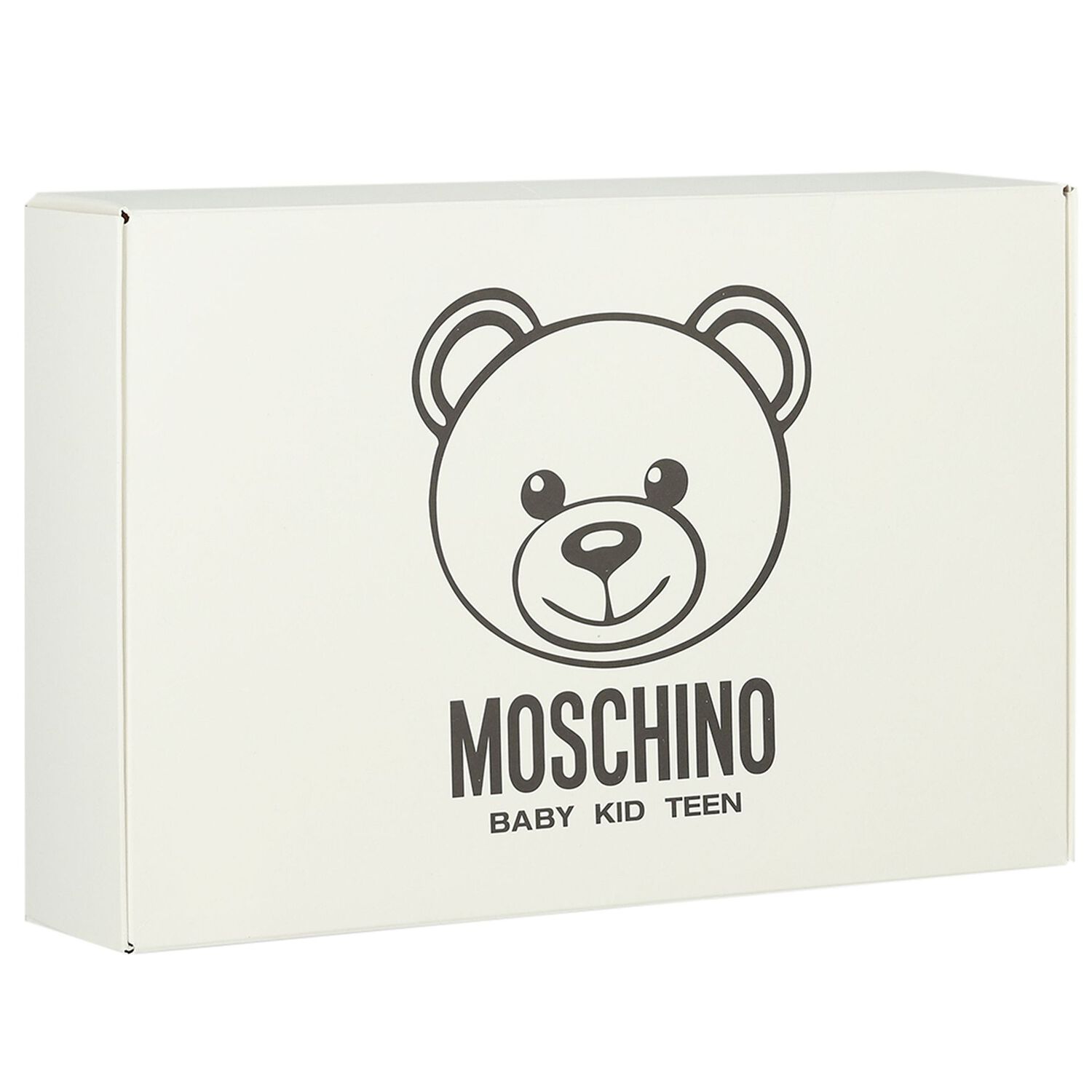 Younger Girls Ivory Teddy Bear Logo Dress, 1, hi-res image number null