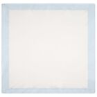 Baby Boys White & Blue Teddy Bear Logo Padded Blanket, 3, hi-res