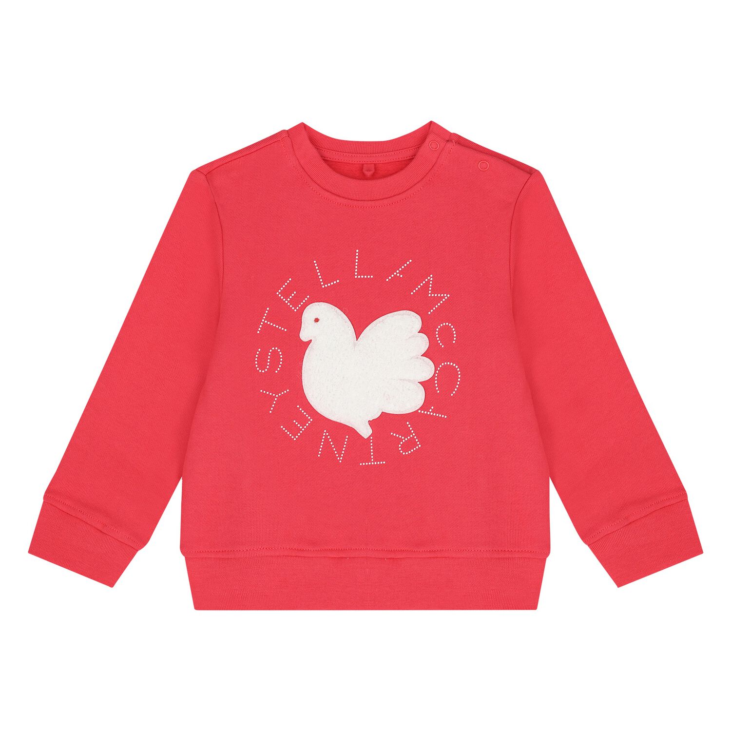 Younger Girls Pink Logo Sweatshirt, 1, hi-res