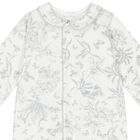 Ivory & Grey Toile De Jouy Babygrow, 1, hi-res
