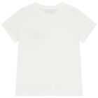 White Teddy Bear Logo T-Shirt, 1, hi-res