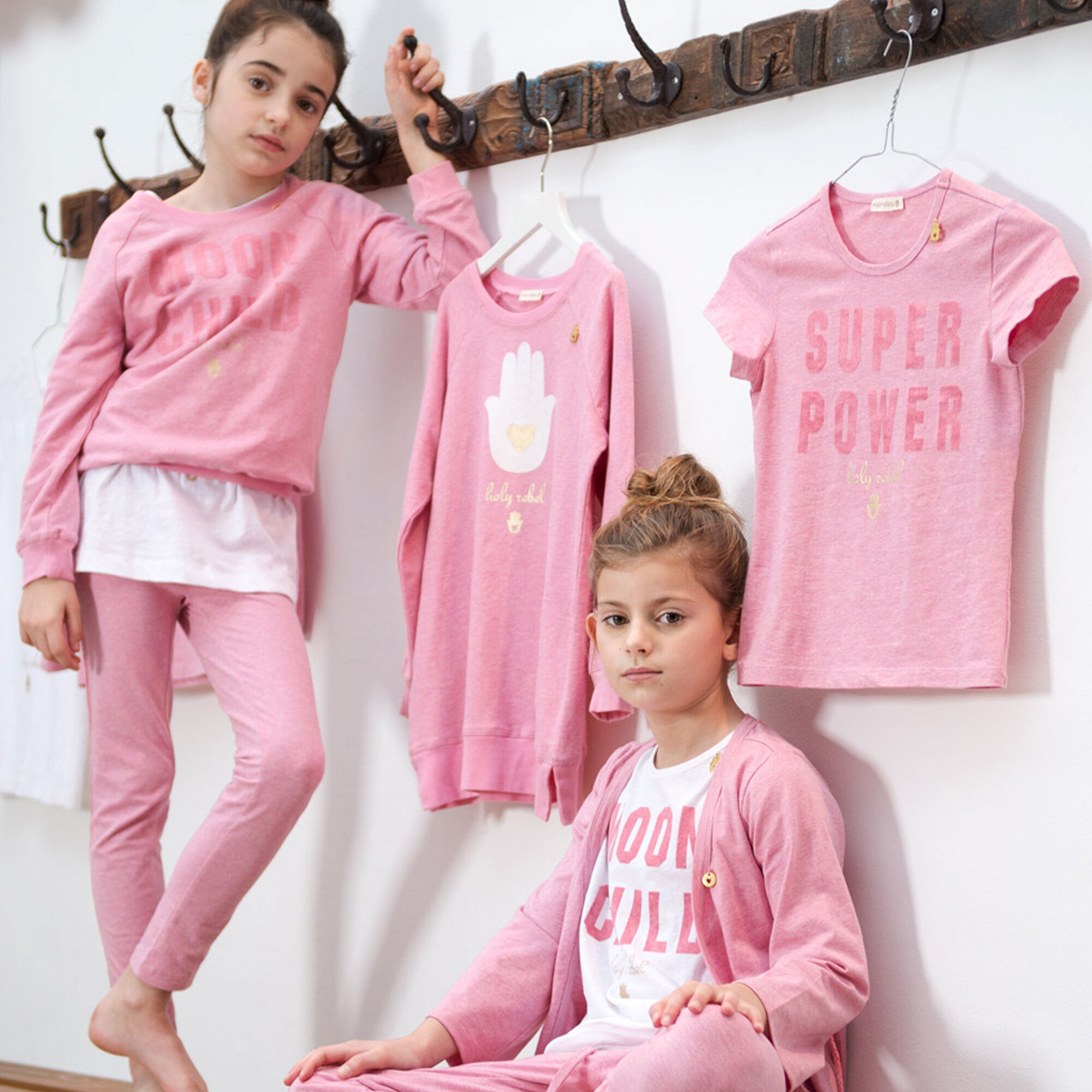 Girls jersey joggers outlet
