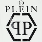 تيشيرت أولاد بالشعار باللون الابيض, 3, hi-res