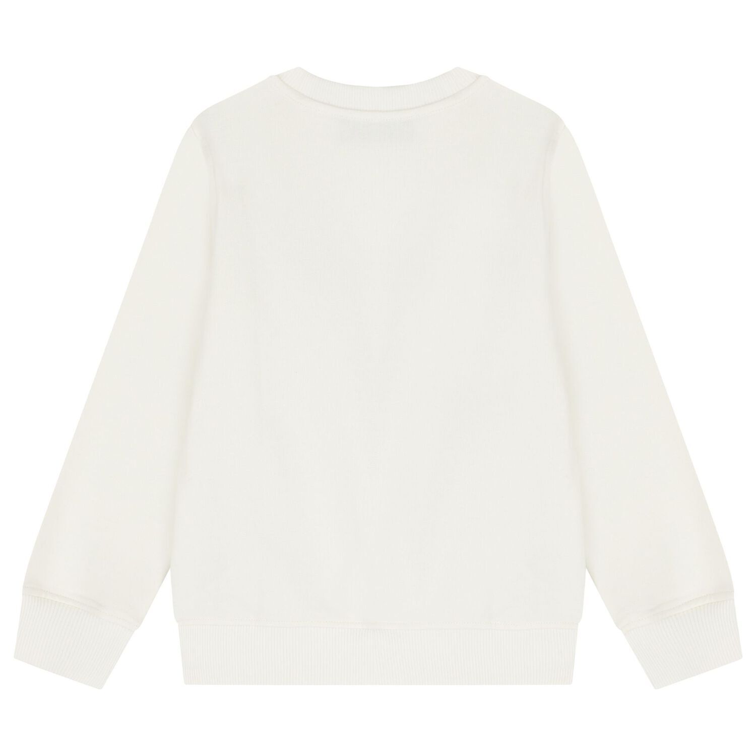 White Teddy Bear Logo Sweatshirt, 4, hi-res