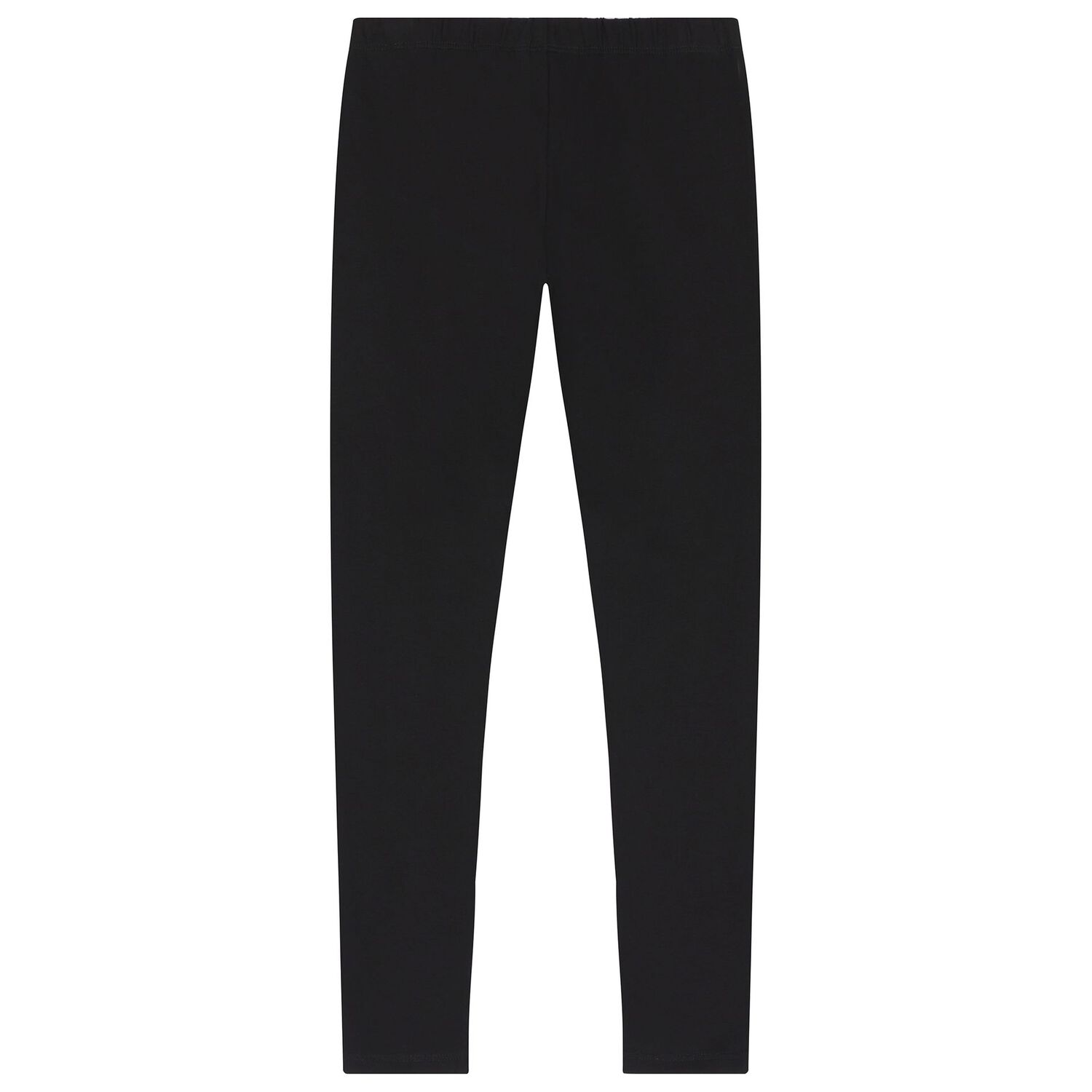 ليجينز بنات بالشعار باللون الاسود , 1, hi-res