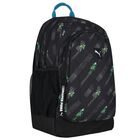 Boys Black Logo Backpack, 1, hi-res