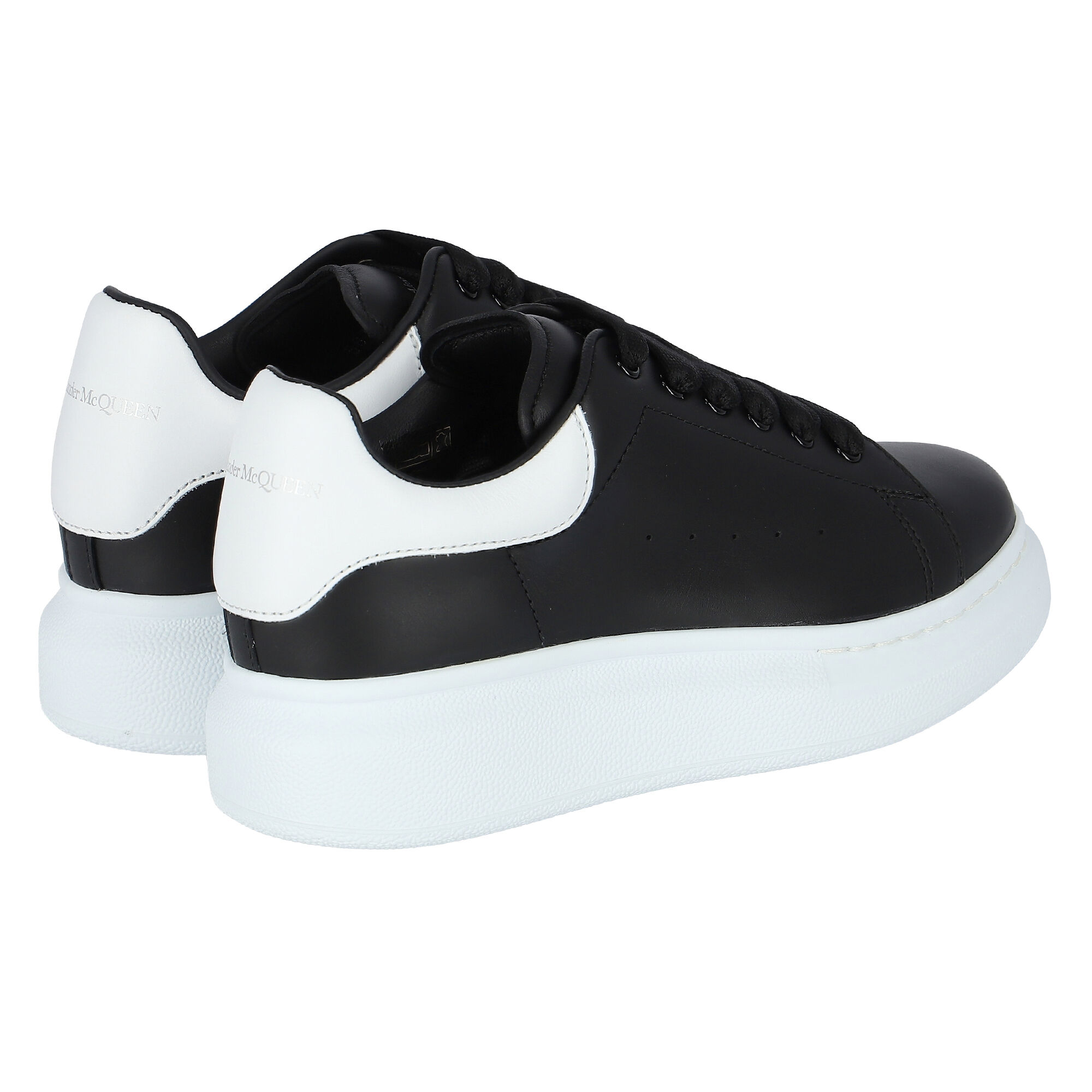 Black and white designer trainers outlet