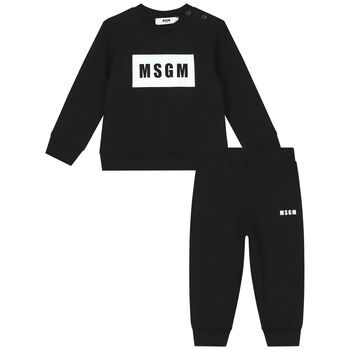 Black & White Logo Tracksuit