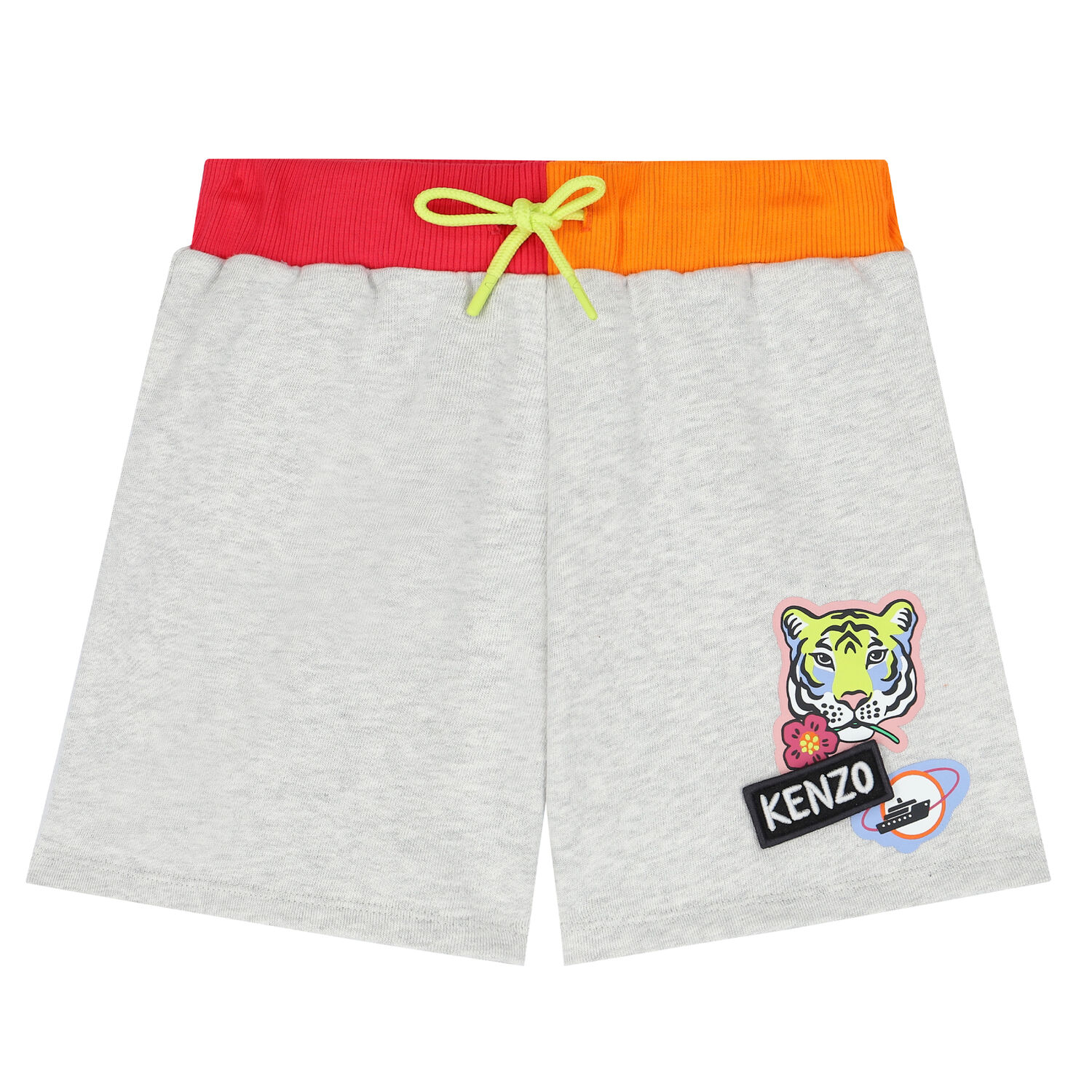 Girls Grey Logo Shorts, 1, hi-res image number null