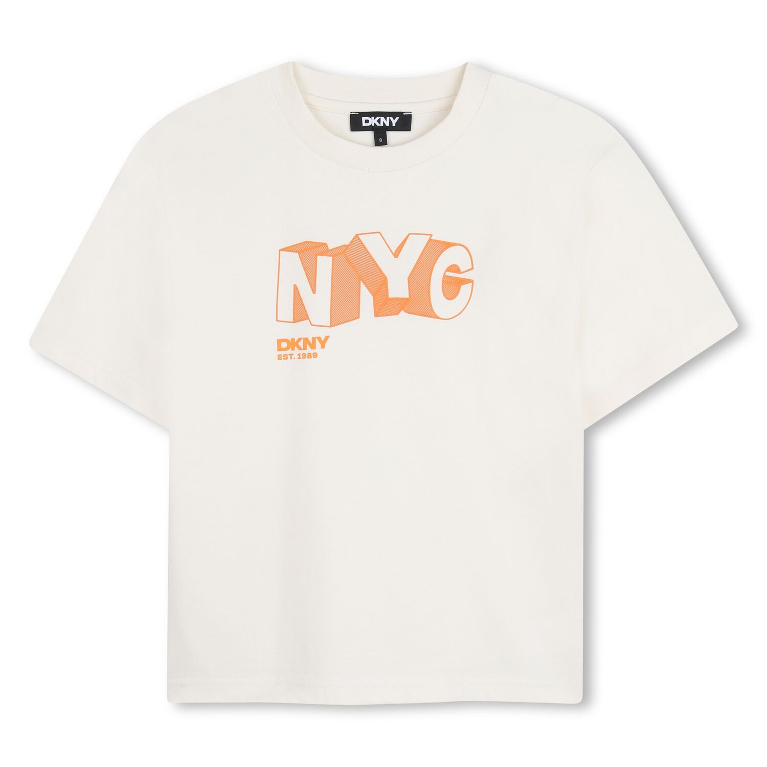 Boys Ivory Logo T-Shirt, 1, hi-res