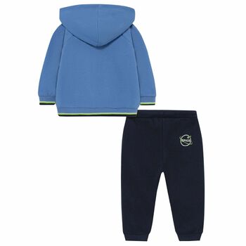 Younger Boys Blue & Navy Tracksuit
