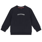 Baby Boys Navy Blue Logo Tracksuit, 1, hi-res