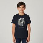 Boys Navy Blue Logo T-Shirt, 2, hi-res