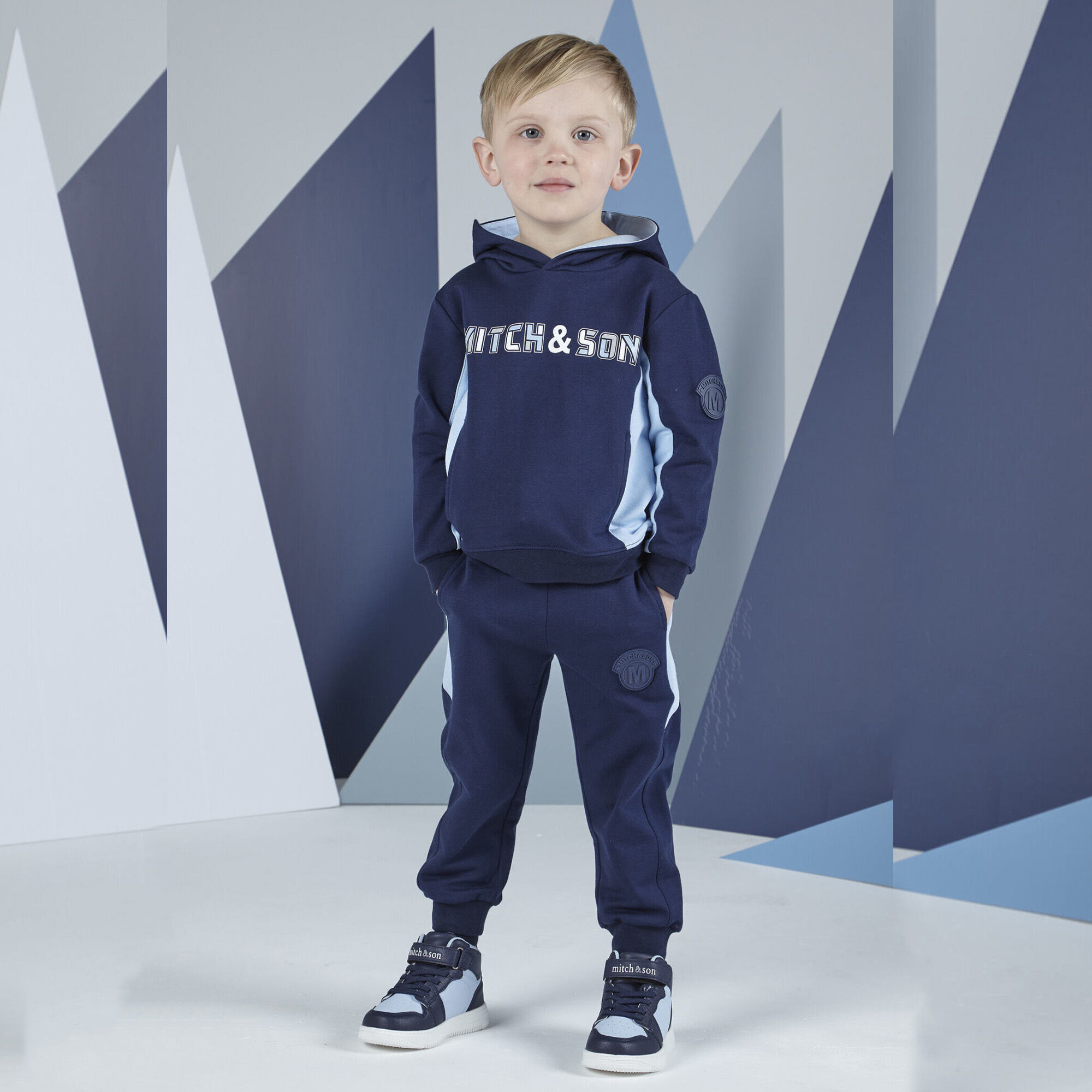 Navy tracksuit boys clearance