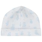 Baby Boys White & Blue Teddy Bear Babygrow Gift Set, 1, hi-res