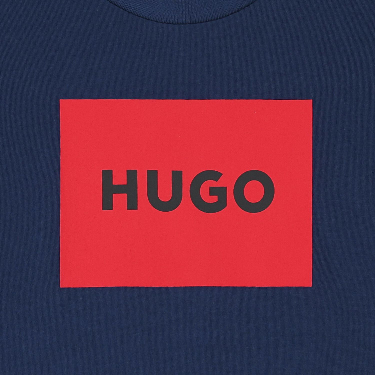 Boys Navy Cotton Logo T-Shirt, 4, hi-res image number null