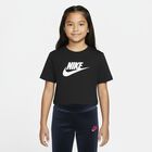Girls Black & White Logo T-Shirt, 1, hi-res