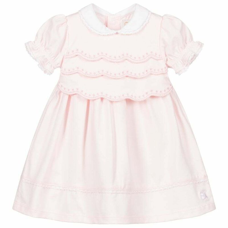Baby Girls Pink Dress Set, 1, hi-res image number null