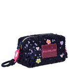 Girls Navy Blue Embellished Pencil Case ( 17cm ), 1, hi-res